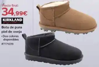 Costco Kirkland bota de pura piel de oveja oferta