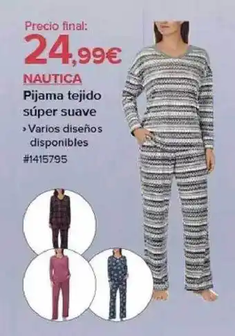 Costco Nautica pijama tejido súper suave oferta