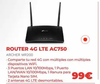 Computer Store Router 4g lte ac750 oferta