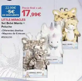 Costco Little miracles set bebé manta + peluche oferta