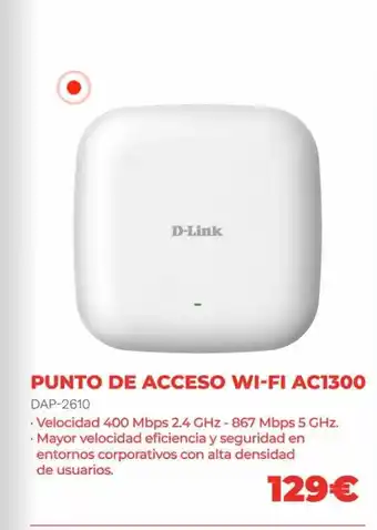 Punto de acceso wi-fi ac1300