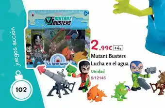 Josber Toys Mutant busters lucha en el agua oferta