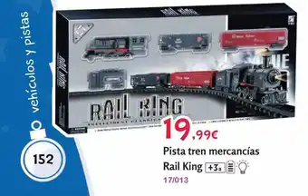Pista tren mercancías rail king