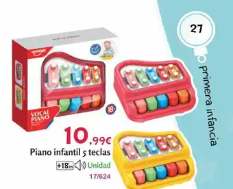 Josber Toys Piano infantil 5 teclas oferta