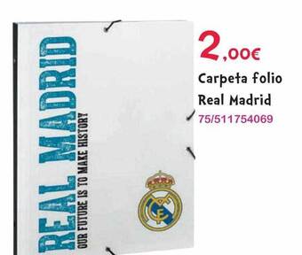 Josber Toys Carpeta folio real madrid oferta