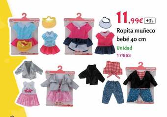 Josber Toys Ropita muñeco bebé 40 cm oferta