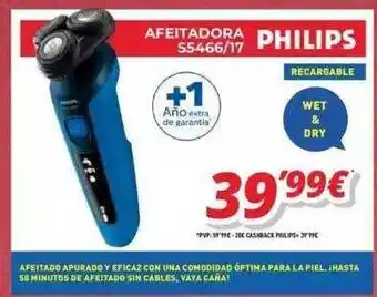 Mi electro Afeitadora s5466 17 philips oferta