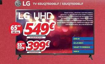 Mi electro Lg tv 65uq75006lf 55uq75006lf oferta