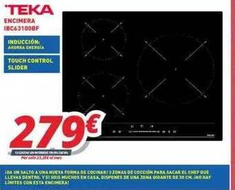 Mi electro Teka encimera ibc63100bf oferta