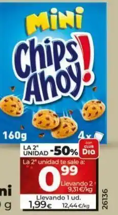 Dia Market Galletas chips ahoy oferta