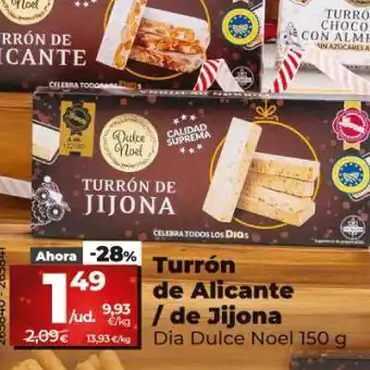 Dia Turrón de alicante y de jijona oferta