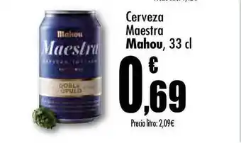 Unide Supermercados Maestra Mahou Cerveza 33cl oferta