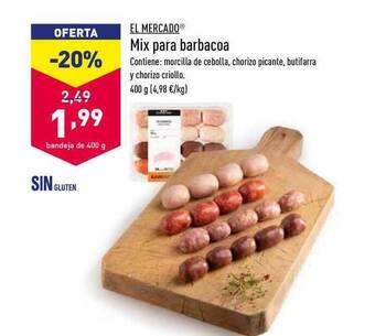 ALDI El Mercado Mix Para Barbacoa 400g oferta