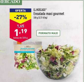 ALDI El Mercado Ensalada Maxi Gourmet 320g oferta