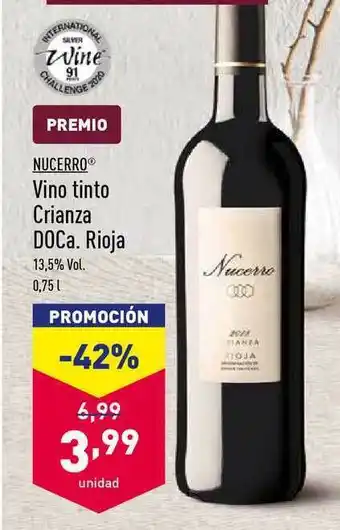 Nucerro Vino Tino Crianza Doca. Rioja 0,75l