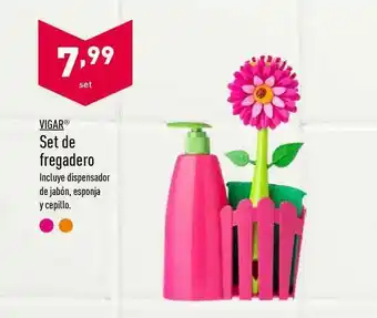 ALDI Vigar Set De Gregadero oferta