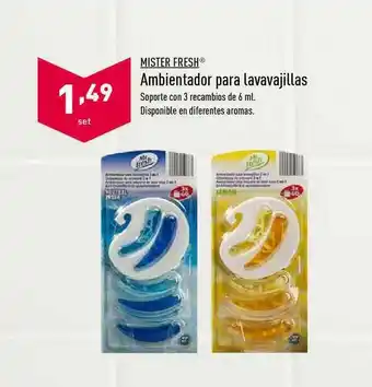 ALDI Mister Fresch Ambientador Para Lavavajillas oferta