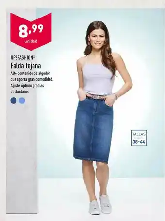ALDI Up2fashion Falda Tejana oferta