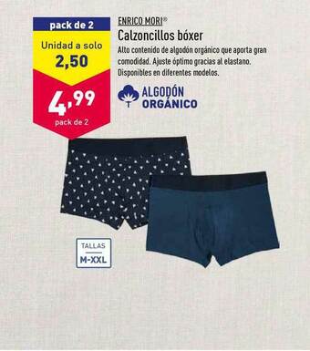 ALDI Enrico Mori Calzoncillos Bóxer oferta