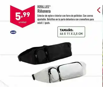 ALDI Royal Life Riñonera oferta