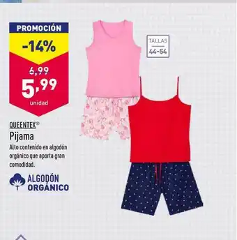 ALDI Quentex Pijama oferta