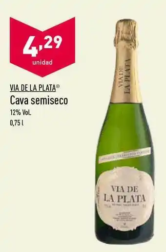 ALDI Via De La Plata Cava Semiseco 0,75L oferta