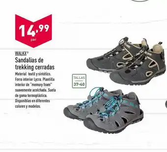 ALDI Walkx Sandalias De Trekking Cerradas oferta