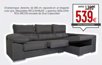 Atrapamuebles Reclinables y Asientos Deslizantes Arcon elevable de Gran Capacidad oferta