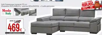 Atrapamuebles Sofá Chaiselongue izquirda 270cm oferta