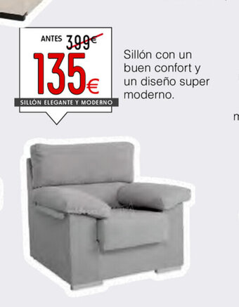 Atrapamuebles Sillón con un buen confort y un diseño super moderno oferta