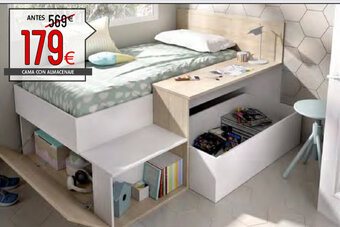 Atrapamuebles Cama Con Almacenaje oferta