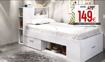 Atrapamuebles Cama Con Almacenaje oferta