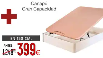 Canapé Gran Capacidad 150cm