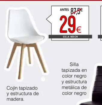 Atrapamuebles Cojin tapizado y estructura de madera oferta