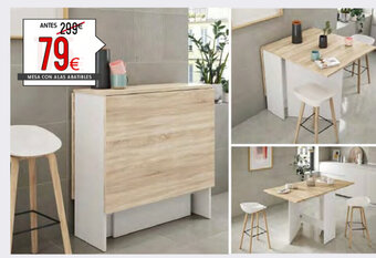 Atrapamuebles Mesa con Alas Abatibles oferta