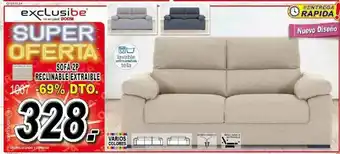 Muebles Boom Sofá 2p Reclinable Extraible oferta