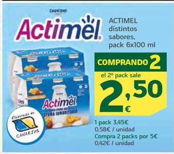 HiperDino Actimel oferta