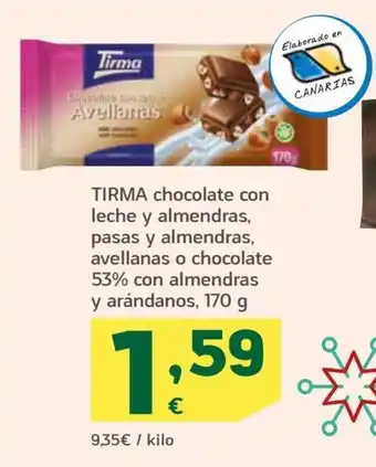 HiperDino Tirma Chocolate Con Leche oferta