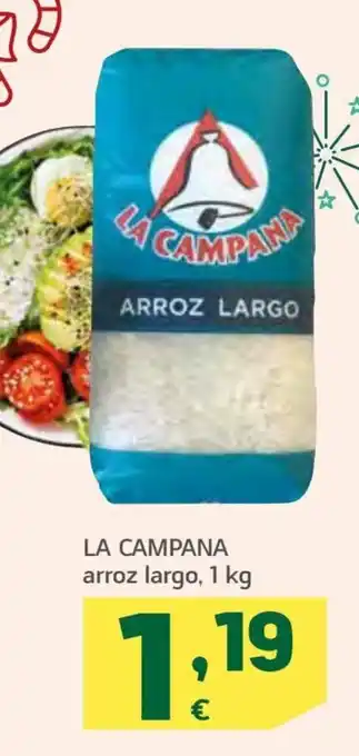 HiperDino La Campana Arroz Largo 1kg oferta