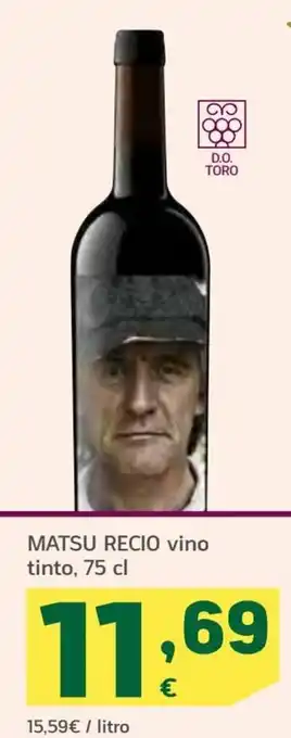 HiperDino Matsu Recio Vino Tinto 75cl oferta