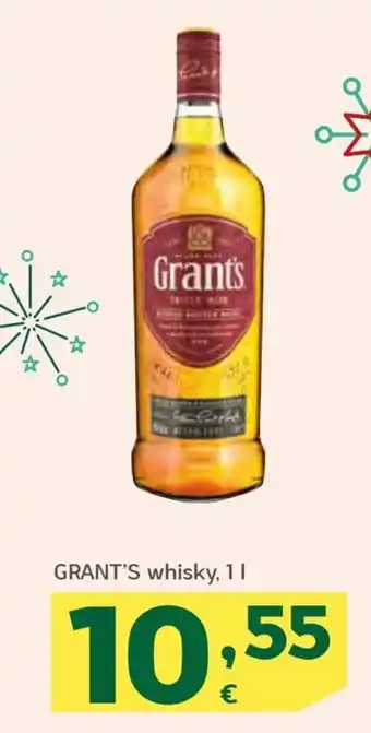 HiperDino Grant's Whisky 1L oferta