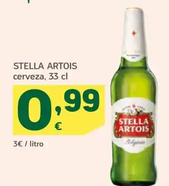 HiperDino Stella Artois Cerveza 33cl oferta