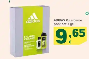 HiperDino Adidas Pure Game Pack edt + Gel oferta
