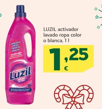HiperDino Luzil Activador Lavado Ropa Color o Blanca 1L oferta