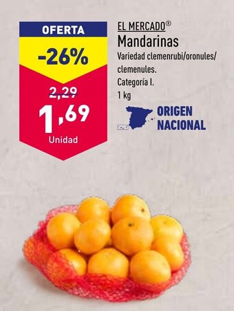 ALDI Mandarinas oferta