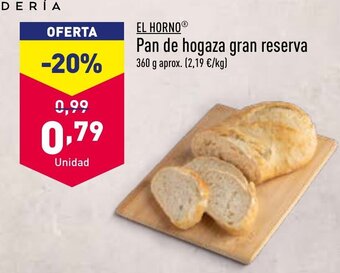 ALDI Pan de Hogaza Gran Reserva oferta