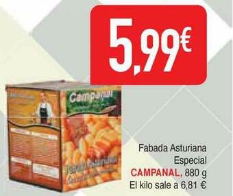 Masymas Campanal Fabada Asturiana Especial 880g oferta