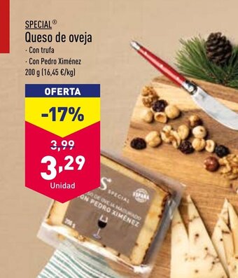 ALDI Queso de Oveja oferta