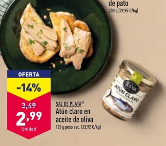 ALDI Atún Claro en Aceite de Oliva oferta