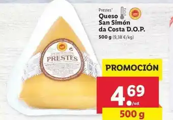 Lidl Preste Queso San Simón Da Costa D.o.p.. 500g oferta